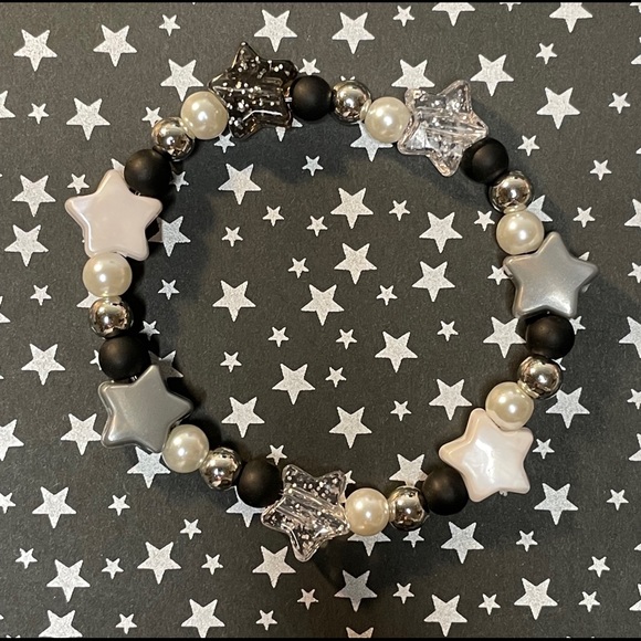 Plastic Star Candy Kawaii 90s Inspired Galaxy Bracelet - Picture 3 of 4